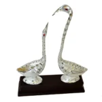 Elegant Silver Swan Couple Decorative Showpiece W-71-C - Image 3