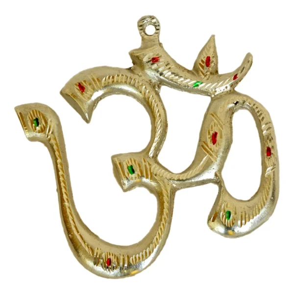 Golden Om Wall Hanging Elevate Your Space with Divine Energy W-96-A