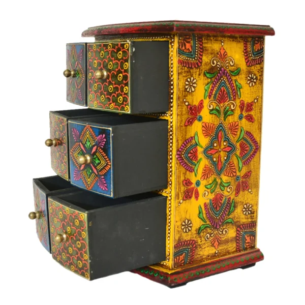 Handcrafted Wooden Chest of Drawers WD-3-A
