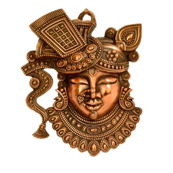 Decorative Lord Shreenath Wall Hanging – Antique Finish – G-203-A - Image 1