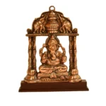 Antique Finish Lord Ganesha Idol with Decorative Arch – G-198-A