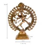Nataraja Divine Lord Shiva Dancing Statue G-107-B - Image 4