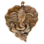 Lord Ganesha Wall Hanging on Leaf G-145-A - Image 2