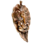 Lord Ganesha Wall Hanging on Leaf G-145-A - Image 3