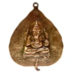 Lord Ganesha Wall Hanging on Peepal Leaf G-146-A - Image 2