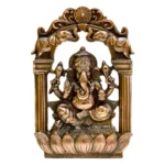 Ornate Ganesha Wall Hanging with Elephant Arch Design G-149-A