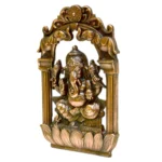 Ornate Ganesha Wall Hanging with Elephant Arch Design G-149-A - Image 2