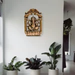 Ornate Ganesha Wall Hanging with Elephant Arch Design G-149-A - Image 5