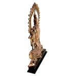 Handcrafted Lord Krishna with Cow Statue G-54-A - Image 3