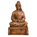 Swami Vivekananda Sitting Idol Antique Finish G-82-A