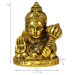 Metal Lord Hanuman Idol W-40-A - Image 5