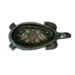 Handcrafted Wooden Turtle Tray Ethnic Design WD-19-A-G - Image 3