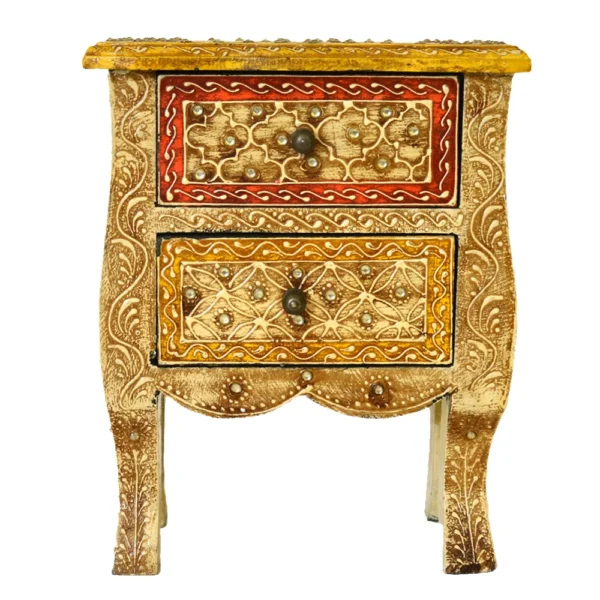 Handcrafted Wooden Mini Chest Vintage Storage WD-21-A