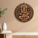 Divine Lord Ganesha Wall Hanging Antique Finish G-225-A - Image 5