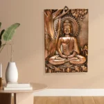 Handcrafted Buddha Wall Art Sculpture Antique Bronze Finish G-229-A - Image 5