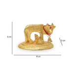CraftEarth Golden Metal Cow Calf W-2-E - Image 4