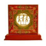Warli Tribal Dance Table Frame – Handcrafted Wooden Art - WD-123-A