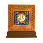 Handcrafted Radha Krishna Decorative Frame – Ethnic Wall/Table Art - WD-101-A