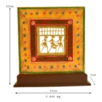 Handcrafted Warli Dance Wall Frame WD-122-A - Image 4