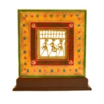 Handcrafted Warli Dance Wall Frame - WD-122-A
