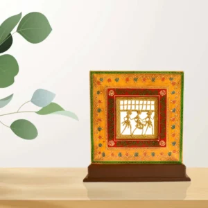 Handcrafted Warli Dance Wall Frame - WD-122-A