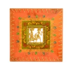 Handcrafted Tribal Art Wall Frame  - WD-121-A (Without Stand)