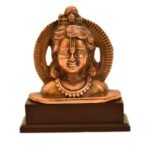 Miniature Idol of Lord Venkateswara on Wooden Base – Antique Finish - G-120-B