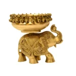 Brass Elephant Urli with Bells BR-273-A - Image 2