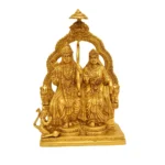 Handcrafted Brass Ram Darbar Idol – Royal Antique Finish - BR-287-A