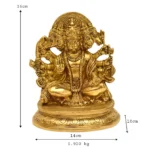 Panchamukhi Hanuman Brass Idol BR-270-A - Image 4