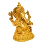 Majestic Brass Lord Ganesha Idol BR-292-A - Image 2