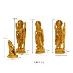 Brass Ram Darbar Set of 4 BR-262-A - Image 4