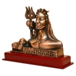 Adiyogi Shiva Idol with Nandi Antique  Finish G-219-A - Image 2