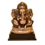 Lord Ganesha Idol – Vighnaharta in Antique Finish - G-235-A