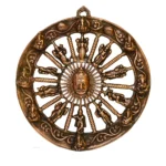Surya Wall Hanging | Decorative Sun God Wall Art | Traditional Indian Décor - G-188-B