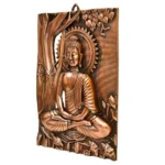 Handcrafted Buddha Wall Art Sculpture Antique Bronze Finish G-229-A - Image 3