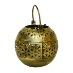 Vintage Metal Lantern Handcrafted Decorative Candle Holder I-178-A - Image 2
