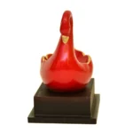 Elegant Red Swan Decorative Candle Holder F-108-R - Image 4