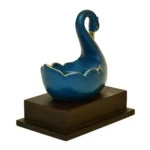 Royal Blue Swan Decorative Candle Holder F-108-BL - Image 4