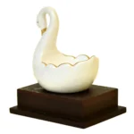 Elegant White Swan Decorative Bowl Showpiece F-108-W - Image 4