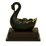 Elegant Black Swan Decorative Candle Holder F-108-B - Image 2