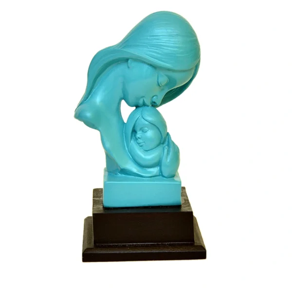 Mother & Child Sculpture – A Tribute to Unconditional Love - F-117-G - Image 1