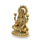 CraftEarth Metal Lakshmi-Ganesha Golden Pair W-3-A - Image 3