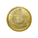 Traditional Pooja Thali with Intricate Engraving W-66-A - Image 3