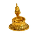 Decorative Parrot Diya Traditional Indian Oil Lamp W-178-A - Image 3