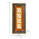 Handcrafted Tribal Folk Art Wall Frame WD-103-A-B - Image 4