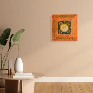 Handcrafted Radha Krishna Wall Frame – Wooden Décor - WD-101-A (Without Stand)