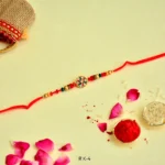 Handcrafted Designer Multicolor Beaded Rakhi – RK-4 - Image 4