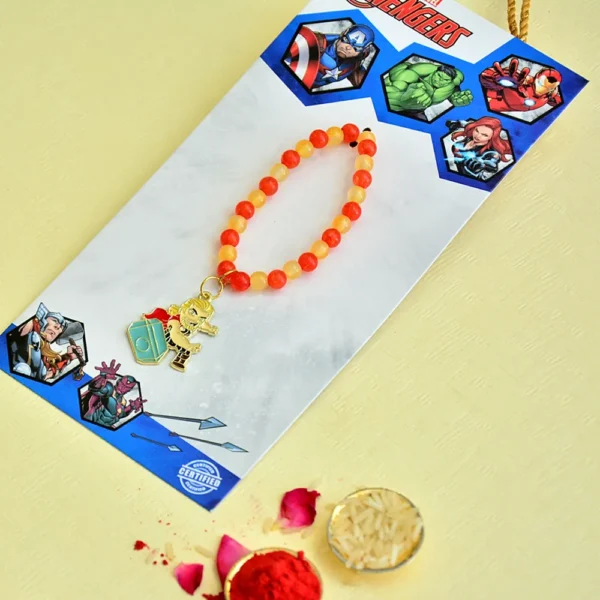 Cute Thor-Themed Kids Rakhi Bracelet – RK-15