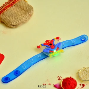Spiderman Rakhi with Light - Hero Edition - RK-22